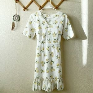 Sleepy Bunny Floral Dress